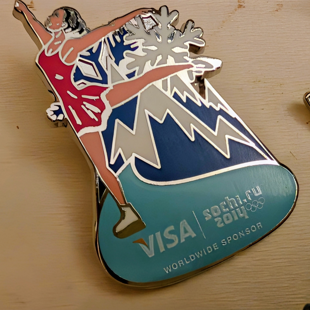 Visa Olympic Sponsor Brooch Collection Of 7 - Picture 4 of 9